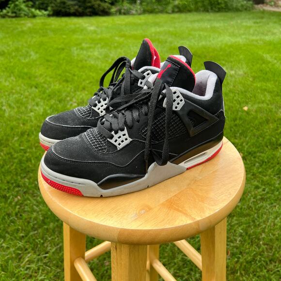 Nike Air Jordan 4 Retro OG Bred 2019 Men's Shoes - Size 9 - Ships Now